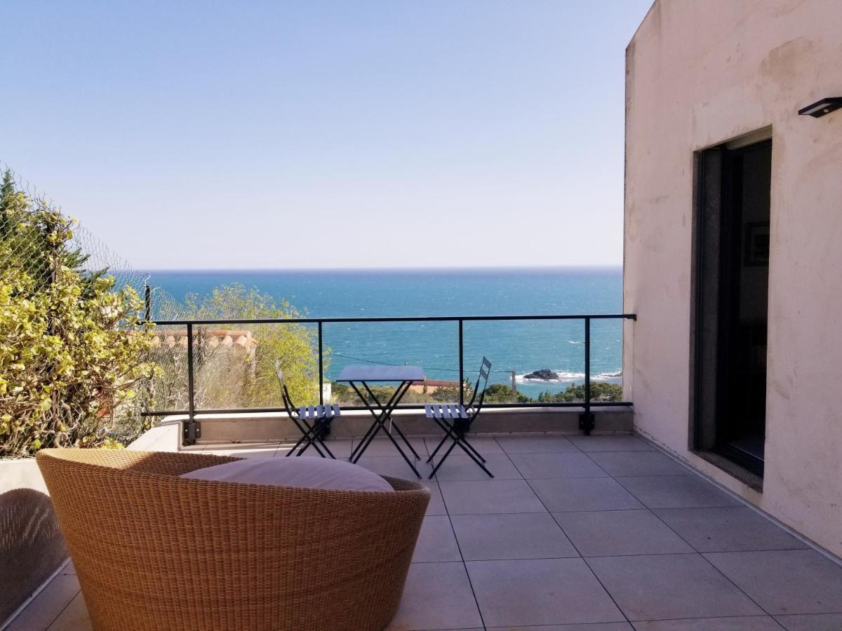 appartement vue mer el farniente Cerbère Extérieur photo